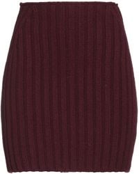 Roberto Collina - Mini Skirt Merino Wool, Cashmere - Lyst