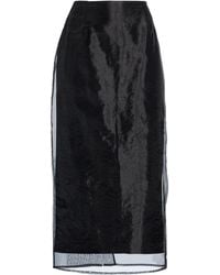 MEIMEIJ - Midi Skirt Polyester, Viscose, Elastane - Lyst