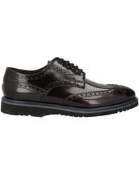 Lo.white - Dark Lace-Up Shoes Soft Leather - Lyst