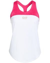 EA7 - Tank Top Recycled Polyester, Elastane - Lyst