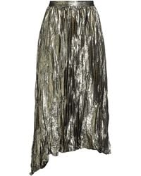 Momoní - Midi Skirt Polyester - Lyst