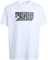 PUMA X SANTA CRUZ T-shirts - Weiß
