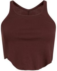 Rick Owens - Burgundy Top Cotton - Lyst
