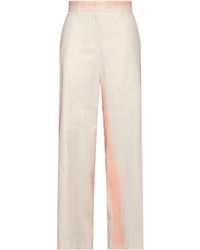 MSGM - Pants Cotton, Elastane - Lyst