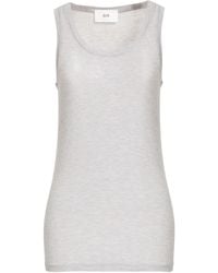 SOLOTRE - Light Tank Top Viscose, Polyamide, Cashmere, Elastane - Lyst