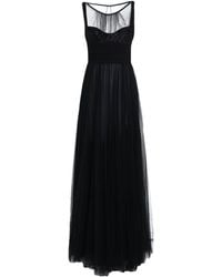 Elisabetta Franchi - Maxi Dress Polyamide, Cotton, Elastane - Lyst
