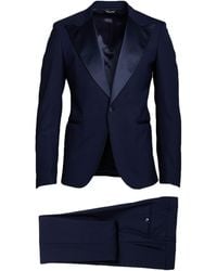 Brian Dales - Midnight Suit Wool, Silk, Elastane - Lyst