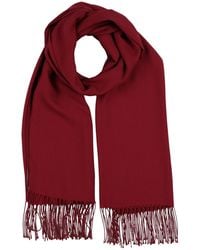 Daniele Alessandrini - Burgundy Scarf Polyester, Viscose - Lyst