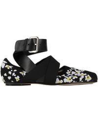 Sportmax - Ballet Flats Textile Fibers, Leather - Lyst