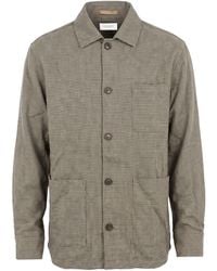 Paolo Pecora - Khaki Jacket Wool, Polyester, Viscose, Polyamide, Elastane - Lyst