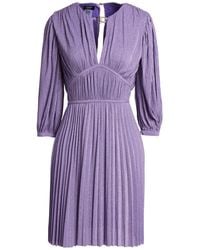 Liu Jo - Mini Dress Viscose, Polyamide, Metallic Polyester, Elastane - Lyst