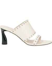 IRO - Ivory Sandals Leather - Lyst
