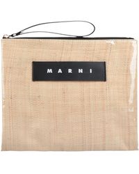 Marni - Handbag Natural Raffia, Pvc - Lyst