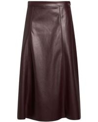 Kaos - Midi Skirt Polyester, Polyurethane - Lyst