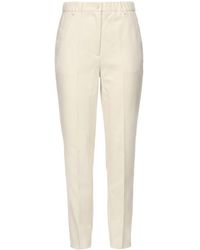 ViCOLO - Cream Pants Polyester, Viscose, Elastane - Lyst
