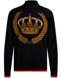 Dolce & Gabbana - Turtleneck Cashmere, Virgin Wool - Lyst