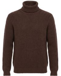 Malo - Dark Turtleneck Cashmere - Lyst