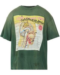 Saint Michael - Military T-Shirt Cotton - Lyst