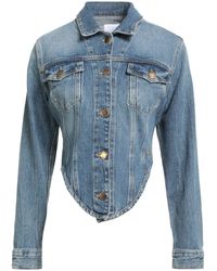 Pinko - Denim Outerwear Cotton, Elastane - Lyst