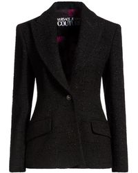 Versace Jeans Couture - Blazer Polyester, Wool, Acrylic, Synthetic Fibers, Metallic Polyester - Lyst