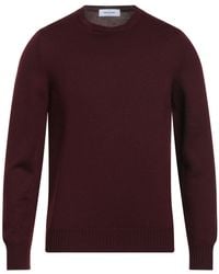 Gran Sasso - Burgundy Sweater Virgin Wool - Lyst