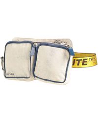 Off-White c/o Virgil Abloh - Ivory Belt Bag Textile Fibers - Lyst
