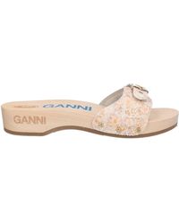 Ganni - Mules & Clogs Textile Fibers - Lyst