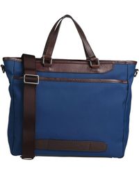 The Bridge - Handbag Textile Fibers, Leather - Lyst