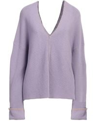 Alysi - Lilac Sweater Cotton, Acrylic, Polyamide, Mohair Wool, Wool - Lyst