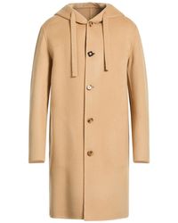 Lardini - Sand Coat Wool - Lyst