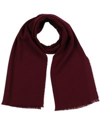 Malo - Burgundy Scarf Wool - Lyst