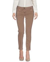 Jacob Cohen - Khaki Pants Cotton, Elastane - Lyst