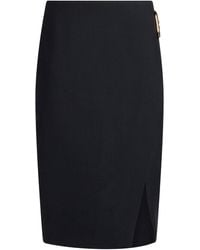 CASABLANCA - Midi Skirt Polyester, Virgin Wool, Elastane, Polyamide - Lyst