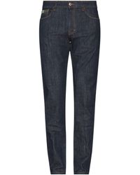 Mens Clothing Jeans Straight-leg jeans Harmont & Blaine Denim Pants in Blue for Men 