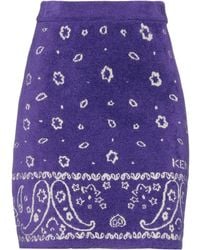 KENZO - Mini Skirt - Lyst