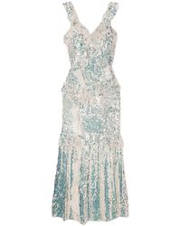 needle and thread white gown