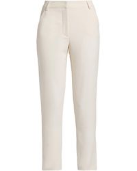 Soallure - Cream Pants Polyester, Elastane - Lyst