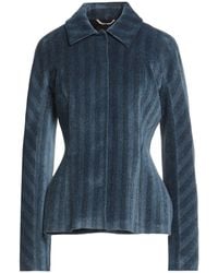 Rochas - Slate Jacket Viscose, Virgin Wool, Cotton, Elastane - Lyst