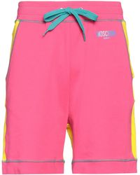 Moschino - Fuchsia Shorts & Bermuda Shorts Cotton, Elastane - Lyst