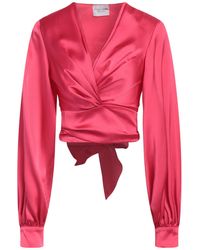 ATELIER LEGORA - Fuchsia Top Polyamide, Viscose, Polyester, Elastane - Lyst