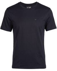 Emporio Armani - T-Shirt Lyocell, Cotton - Lyst