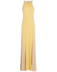 Fendi - Maxi Dress Viscose - Lyst