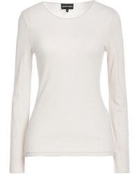 Emporio Armani - T-Shirt Wool, Polyamide - Lyst