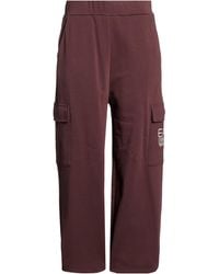EA7 - Chocolate Pants Cotton, Polyester - Lyst