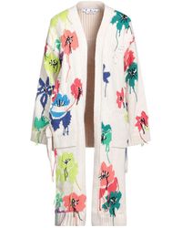 Off-White c/o Virgil Abloh - Knitted Floral Cardigan - Lyst