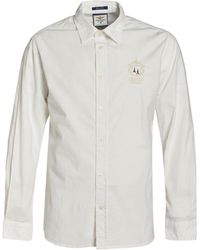 Aeronautica Militare - Shirt Cotton, Elastane - Lyst