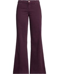 Jacob Cohen - Plum Pants Cotton, Elastane - Lyst