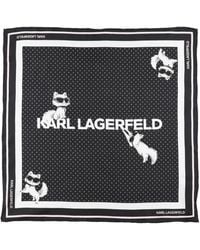 KARL LAGERFELD - Sciarpa - Lyst