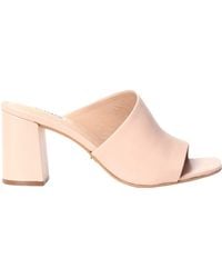 dune sandals rose gold