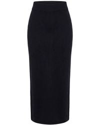 Alpha Studio - Midi Skirt Merino Wool - Lyst